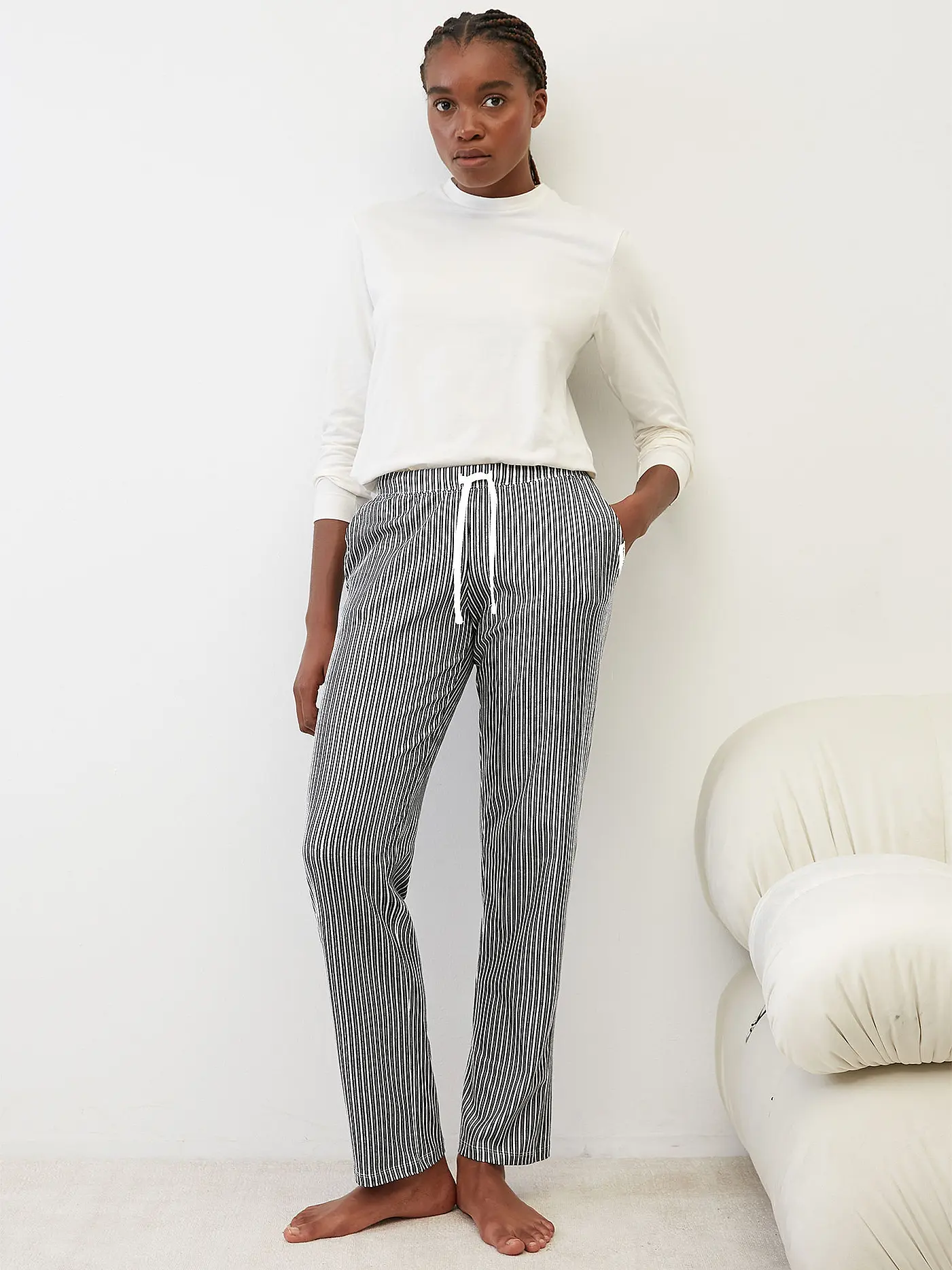 MARC O'POLO | Pyjamahose | dunkelblau